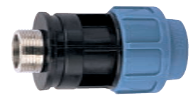 Male Adaptor with Brass Threaded Insert